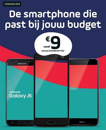 Promoties Samsung smartphone galaxy j5 - Samsung - Geldig van 01/02/2018 tot 28/02/2018 bij Base
