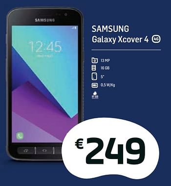 Promoties Samsung galaxy xcover 4 - Samsung - Geldig van 01/02/2018 tot 28/02/2018 bij Base