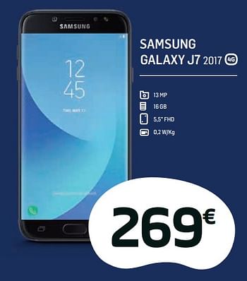 Promotions Samsung galaxy j7 2017 - Samsung - Valide de 01/02/2018 à 28/02/2018 chez Base