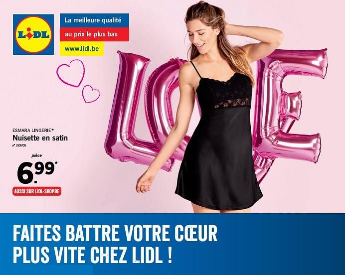 Nuisette lidl discount