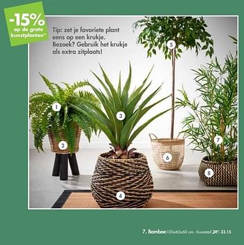 Promoties Bamboe - Huismerk - Casa - Geldig van 29/01/2018 tot 25/02/2018 bij Casa