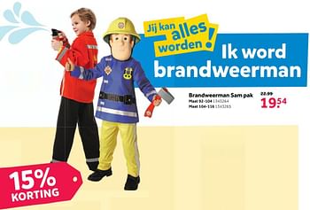 Promotions Brandweerman sam pak - Sam Le Pompier - Valide de 29/01/2018 à 18/02/2018 chez Bart Smit