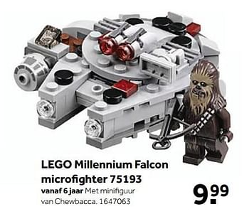 Promoties Lego millennium falcon microfighter 75193 - Lego - Geldig van 29/01/2018 tot 18/02/2018 bij Bart Smit
