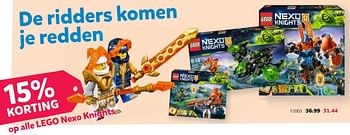 Promoties Lego nexo knight - Lego - Geldig van 29/01/2018 tot 18/02/2018 bij Bart Smit