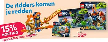 Promoties Lego nexo knights - Lego - Geldig van 29/01/2018 tot 18/02/2018 bij Bart Smit