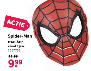 linnen Rimpelingen Arashigaoka Spider-man Spider-man masker - Promotie bij Bart Smit