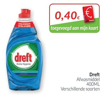 Promoties Dreft afwasmiddel - Dreft - Geldig van 01/02/2018 tot 28/02/2018 bij Intermarche