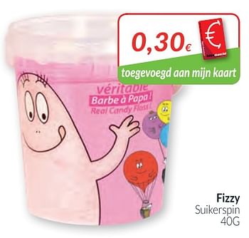 Promoties Fizzy suikerspin - Fizzy - Geldig van 01/02/2018 tot 28/02/2018 bij Intermarche