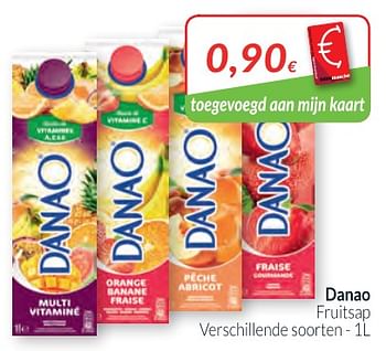 Promotions Danao fruitsap - DANAO - Valide de 01/02/2018 à 28/02/2018 chez Intermarche