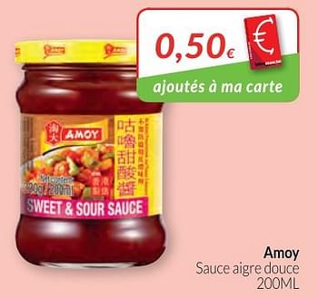 Promotions Amoy sauce aigre douce - Amoy - Valide de 01/02/2018 à 28/02/2018 chez Intermarche