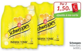 Promotions Schweppes indian tonic - Schweppes - Valide de 01/02/2018 à 28/02/2018 chez Intermarche