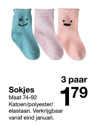 Promoties Sokjes - Huismerk - Zeeman  - Geldig van 03/02/2018 tot 21/07/2018 bij Zeeman