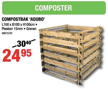 Promoties Compostbak adubo - Huismerk - HandyHome - Geldig van 01/02/2018 tot 18/02/2018 bij HandyHome