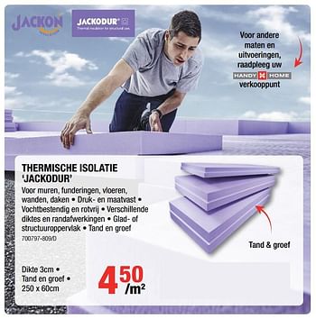 Promoties Thermische isolatie jackodur - Jackon Insulation - Geldig van 01/02/2018 tot 18/02/2018 bij HandyHome