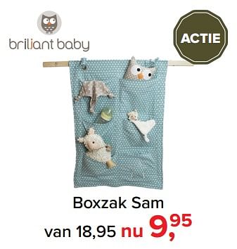 Promoties Boxzak sam - Briliant Baby - Geldig van 01/02/2018 tot 03/03/2018 bij Baby-Dump
