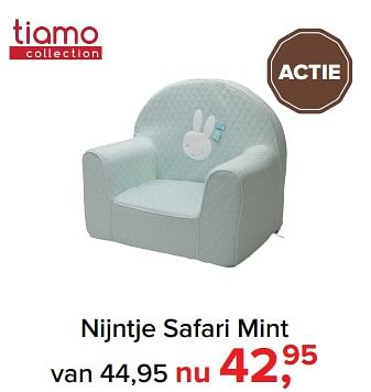 Promoties Nijntje safari mint - Tiamo - Geldig van 01/02/2018 tot 03/03/2018 bij Baby-Dump
