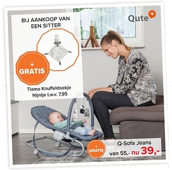Promoties Q-sofa jeans - Qute  - Geldig van 01/02/2018 tot 03/03/2018 bij Baby-Dump