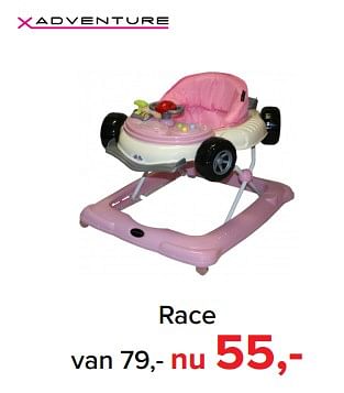 Promoties Race - Xadventure - Geldig van 01/02/2018 tot 03/03/2018 bij Baby-Dump