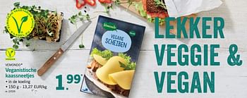 Promotions Veganistische kaassneetjes - Vemondo - Valide de 12/02/2018 à 17/02/2018 chez Lidl