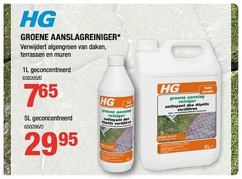 Promoties Groene aanslagreiniger - HG - Geldig van 01/02/2018 tot 18/02/2018 bij HandyHome