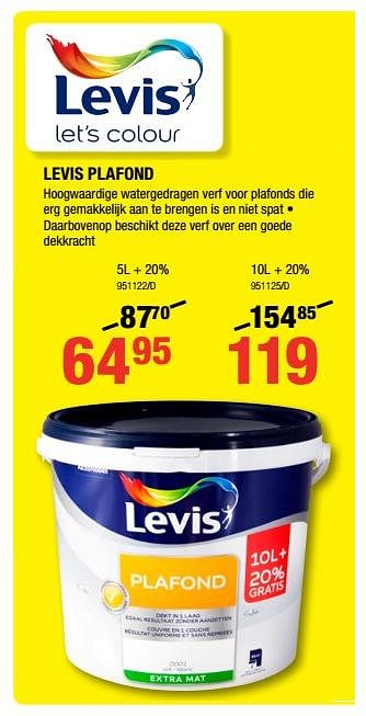 Promotions Levis plafond 5l + 20% - Levis - Valide de 01/02/2018 à 18/02/2018 chez HandyHome
