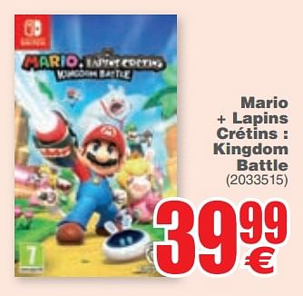 Promoties Mario + lapins crétins: kingdom battle - Ubisoft - Geldig van 06/02/2018 tot 19/02/2018 bij Cora