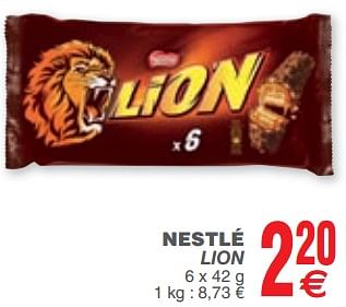 Promoties Nestlé lion - Nestlé - Geldig van 06/02/2018 tot 19/02/2018 bij Cora