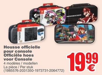 Promotions Housse officielle pour console officiële hoes voor console - Nintendo - Valide de 06/02/2018 à 19/02/2018 chez Cora
