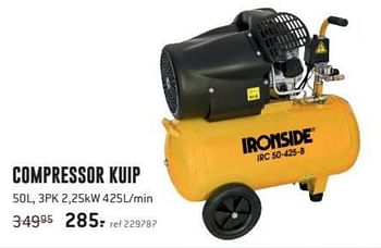 Promoties Ironside compressor kuip - Ironside - Geldig van 29/01/2018 tot 25/02/2018 bij Freetime