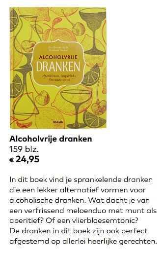 Promotions Alcoholvrije dranken 159 blz. - Produit maison - Bioplanet - Valide de 07/02/2017 à 06/03/2018 chez Bioplanet