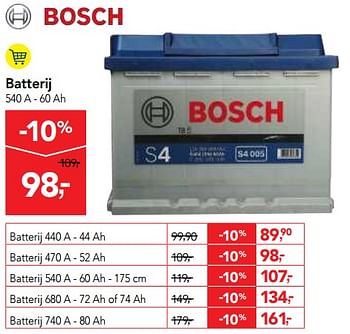 Promoties Batterij - Bosch - Geldig van 14/02/2018 tot 27/02/2018 bij Makro