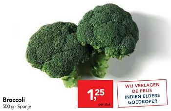 Promoties Broccoli - Huismerk - Makro - Geldig van 14/02/2018 tot 27/02/2018 bij Makro