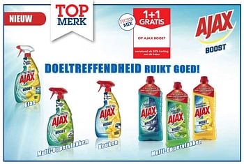 Promoties 1 + 1 gratis op ajax boost - Ajax - Geldig van 14/02/2018 tot 27/02/2018 bij Makro