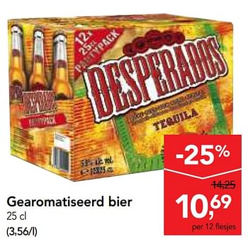 Promoties Desperados gearomatiseerd bier - Desperados - Geldig van 14/02/2018 tot 27/02/2018 bij Makro