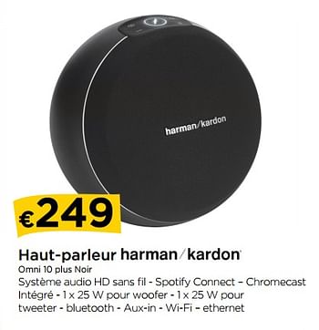 Promotions Haut-parleur harman-kardon omni 10 plus noir - Harman Kardon - Valide de 01/02/2018 à 28/02/2018 chez Molecule