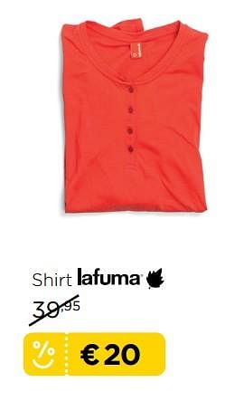 Promotions Shirt - Lafuma - Valide de 01/02/2018 à 28/02/2018 chez Molecule
