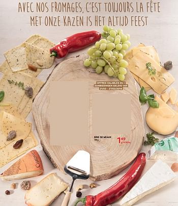 Promoties Brie de meaux - Huismerk - Alvo - Geldig van 20/02/2018 tot 27/02/2018 bij Alvo