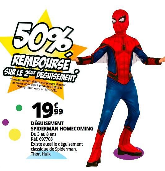 Produit Maison Auchan Ronq D guisement spiderman homecoming En