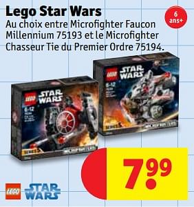 Promoties Lego star wars - Lego - Geldig van 13/02/2018 tot 25/02/2018 bij Kruidvat