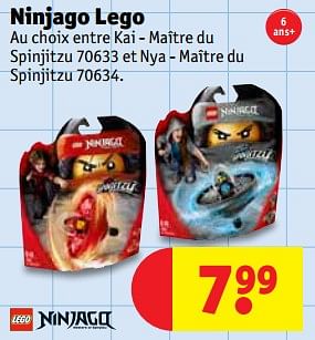 Promotions Ninjago lego - Lego - Valide de 13/02/2018 à 25/02/2018 chez Kruidvat