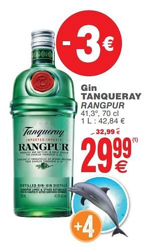 Promotions Gin tanqueray rangpur - Tanqueray - Valide de 13/02/2018 à 19/02/2018 chez Cora