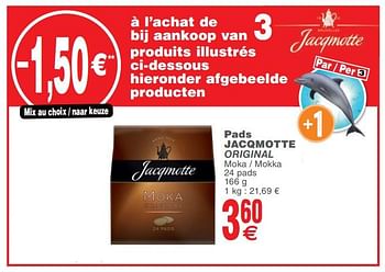 Promotions Pads jacqmotte original - JACQMOTTE - Valide de 13/02/2018 à 19/02/2018 chez Cora