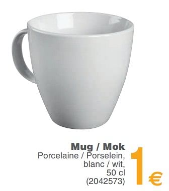 Promoties Mug - mok - Huismerk - Cora - Geldig van 13/02/2018 tot 26/02/2018 bij Cora