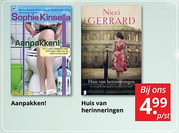 Promoties Aanpakken of huis van herinneringen - Huismerk - Boekenvoordeel - Geldig van 11/02/2018 tot 17/02/2018 bij BoekenVoordeel