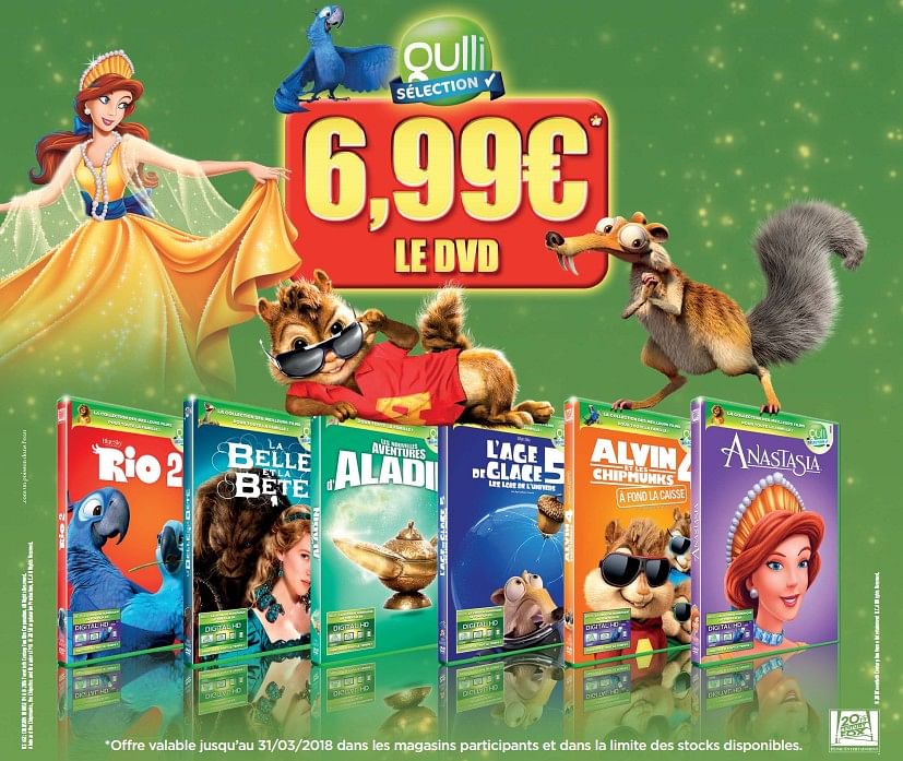 Produit Maison Auchan Ronq Gulli s levtion le dvd En promotion