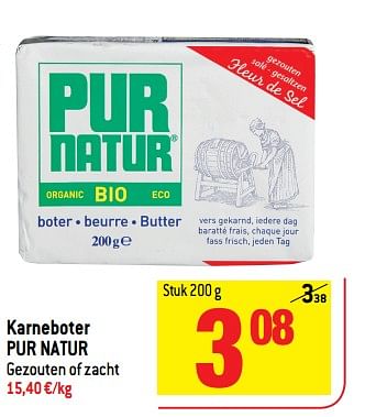 Promoties Karneboter pur natur - Pur Natur - Geldig van 14/02/2018 tot 20/02/2018 bij Match