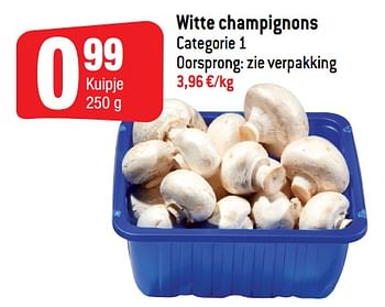 Promoties Witte champignons - Huismerk - Smatch - Geldig van 14/02/2018 tot 20/02/2018 bij Smatch