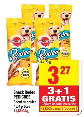 Promotions Snack rodeo pedigree - Pedigree - Valide de 14/02/2018 à 20/02/2018 chez Match