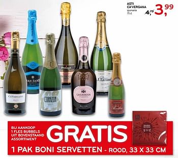 Promoties Asti ca`vergana - Schuimwijnen - Geldig van 07/02/2018 tot 20/02/2018 bij C&B