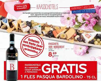 Promoties Kaasschotel voor hoofdgerecht - Huismerk - C&B - Geldig van 07/02/2018 tot 20/02/2018 bij C&B